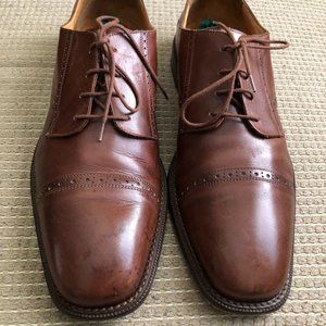 Panelli Men's Dark Tan Oxfords